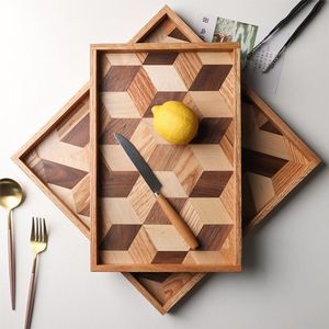 Bandeja de Servir de Madera Natural de Alta Calidad, Estilo Moderno y Antiguo, Tamaño Personalizado para un Uso Duradero, para el Hogar, Restaurantes y Servicios de Catering - Product Image 3