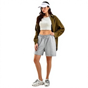 Pantalones Cortos Deportivos de Verano para Mujer, Transpirables, Impermeables, de Secado Rápido, Ecológicos, Resistentes al Viento, de Poliéster, con Botones y Detalles de Piel - Product Image 3