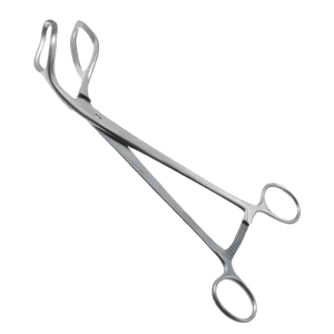 Forceps manuel Somer Uturus, finition mate, 230 mm de long, acier chirurgical inoxydable, certifié CE, instruments réutilisables - Product Image 1