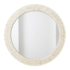 <b>Wall</b> <b>Mirror</b> Handmade Wholesale Custom OEM ODM Mother Of Pearl Bone Mosaic Round Decorative Hanging <b>Mirror</b> DECORYUG - Product Image 1
