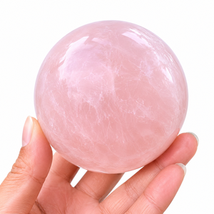 Factory Sale Genuine Natural Pink Rose Quartz Sphere 5-6cm Polished <b>Crystal</b> <b>Ball</b> Healing Stone Home Decoration Feng Shui - Product Image 6