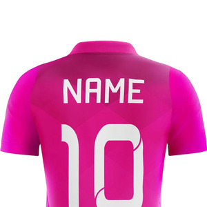 เสื้อฟุตบอลคุณภาพดี 100% พร้อมโลโก้แบบกำหนดเอง เสื้อฟุตบอลแขนสั้นสำหรับผู้ชาย - Product Image 5