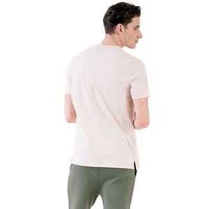 Custom Logo <b>Mens</b> <b>T</b>-<b>Shirt</b> Plain Short Sleeve <b>Crew</b> <b>neck</b> Front Pocket Tee Breathable Cotton Fabric Lightweight <b>Shirt</b> - Product Image 2