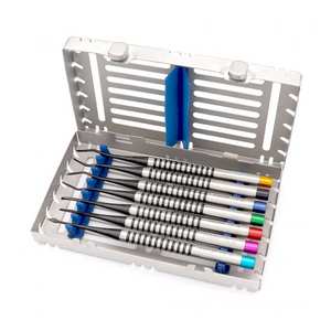 Kit de proximadores de 7 piezas con cassette, instrumentos quirúrgicos dentales de ortodoncia de acero inoxidable para uso hospitalario - Product Image 3