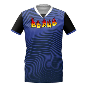 เสื้อฟุตบอลคุณภาพสูง ออกแบบตามสั่ง แห้งเร็ว ชุดกีฬา ผลิตโดยผู้ผลิตชั้นนำ รับผลิตเสื้อฟุตบอลตามสั่งสำหรับกีฬา - Product Image 1