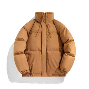 Custom Logo Black Polyester Winter Outdoor Puffer Down Coat Padded Men's <b>Jumper</b> Jackets for Men - Product Image 1