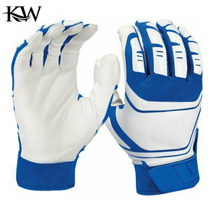 Custom Premium Leather Baseball Batting Gloves For Youth Players Professional Soft Leather Palm Enhanced <b>Control</b> - Product Image 6