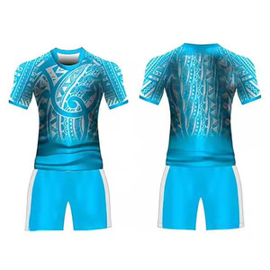 Tenue de rugby légère avec logo personnalisé, disponible en différentes couleurs, nouvelle arrivée, dernier design, anti-étirement, ensembles de rugby pour jeunes, professionnels - Product Image 1
