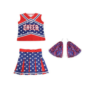 Proveedor de Pakistán, Conjuntos de Uniformes de Porristas para Niñas al por Mayor, Uniformes Personalizados por Sublimación en Venta, la Mejor Calidad - Product Image 3