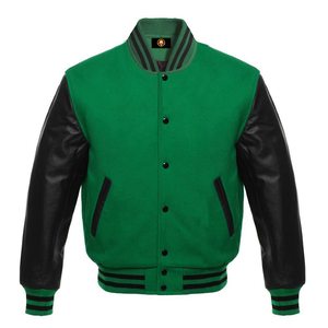 Nouvelle veste varsity rose pour homme, design tendance, avec manches blanches et poignets rayés, tenue décontractée d'automne, Fortleo - Product Image 3
