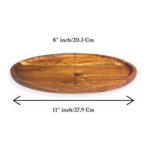 Premium Wooden Serving <b>Platter</b> for Hotel Restaurant Catering and Home Natural Wood Serving <b>Platter</b> Handmade Tableware - Product Image 1