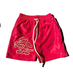 Shorts coupe-vent tricotés brodés personnalisés de qualité supérieure, unisexe, 100 % polyester, pour enfants, été, printemps, respirant, anti-rétrécissement - Product Image 2