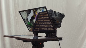 Teleprompter GTS 19 para grabación en estudio, transmisión en vivo, clases en línea, producción de YouTube, lectura de noticias y presentaciones corporativas - Product Image 2
