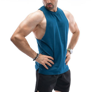 Camiseta Deportiva de Moda Urbana, 90% Poliéster, 10% Elastano, Cuello Redondo, Sin Mangas, Diseño Atlético con Dobladillo Curvo - Product Image 2