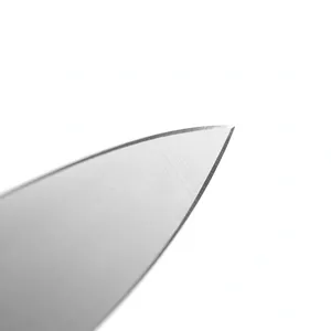 Cuchillo de Chef Clásico de 8 Pulgadas con Mango de Madera Marrón y Hoja Plateada Lisa para Cocinas Domésticas, Cortar Verduras, Rebanar Frutas, Herramienta de Cocina - Product Image 5