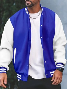 Chaqueta Varsity de Manga Larga a la Moda para Hombre, Ropa Casual, MOQ Bajo, Chaqueta Varsity de Venta Caliente - Product Image 3