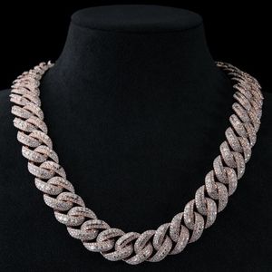 925 Sterling Silver Men's Hip Hop Fashion Full Moissanite Iced Cuban Link <b>Chain</b> <b>Necklace</b> 10k Gold Plated IGI Certified Luxury - Product Image 3