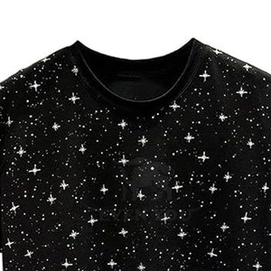 T-shirts pour hommes à manches courtes de haute qualité avec strass, t-shirts pour hommes avec strass de bonne qualité en vente - Product Image 4