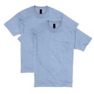 เสื้อยืดกีฬาผู้ชายสำหรับฤดูร้อน ลดราคาพิเศษ ผ้าฝ้าย 100% กระเป๋าหน้าผ้าแคนวาส แห้งเร็ว ระบายอากาศดี ไม่เป็นขุย คอกลม ทรงหลวม คุณภาพสูง - Product Image 1