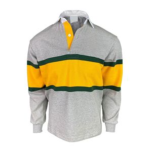 Maillot de rugby professionnel respirant et personnalisé, séchage rapide, 100 % polyester, écologique, imperméable, sans coutures sur le devant, pour le sport - Product Image 6