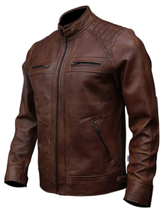 High Quality <b>Leather</b> <b>Jacket</b> Customized Logo <b>Leather</b> <b>Jacket</b> Fashion Clothing <b>Leather</b> <b>Jacket</b> For <b>Men</b> - Product Image 3