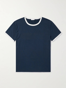 Vintage Style Contrast Trim <b>Ringer</b> <b>T</b> <b>Shirt</b> Wholesale 100% Cotton Unisex <b>Ringer</b> Tee Custom Logo Apparel Fashion Contrast Neck <b>T</b> - Product Image 1