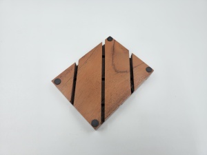 Eco-Friendly Rectangular Wooden <b>Soap</b> Dishes - Product Image 4