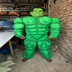 Disfraz de Mascota SHIVA TAILOR, Personaje Musculoso Verde Dinámico, para Eventos Corporativos, Fiestas Temáticas, Espectáculos de Entretenimiento, Unisex - Product Image 3