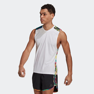 T-shirt sans manches classique personnalisé pour homme en coton, coupe ample, imprimé, 100 % coton - Product Image 2
