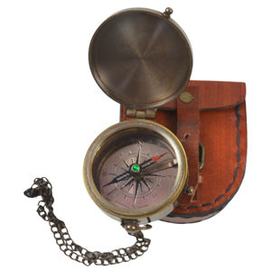 Vintage Nautical Style <b>Watch</b> <b>Compass</b> Zinc Alloy Night Glow Waterproof Portable Pocket <b>Compass</b> Pointer Display Survival Hiking - Product Image 5