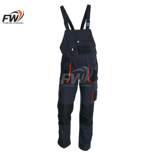 Ropa de Trabajo Transpirable Personalizada para Hombre, Pantalones de Trabajo con Tirantes, Multibolsillos y Estampado en Relieve para Trabajos de Construcción - Product Image 1