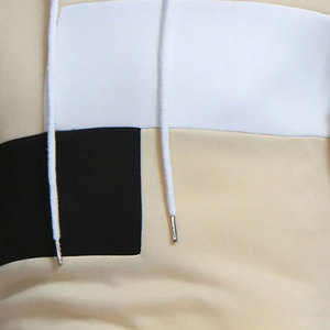Sudadera con Capucha para Hombre, Diseño Color Block, Corte Regular, Tejido de Punto Terry, Secado Rápido, Transpirable, Resistente al Viento, Forrada, Estilo Urbano - Product Image 2