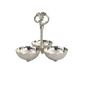 Superior Wedding Table Metal Dates Bowl Premium Presentation Dish for Anniversary Event - Product Image 3