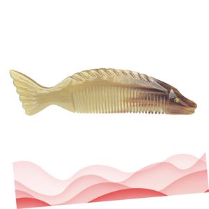 หวีผมรูปปลาสำหรับผู้หญิง ช่วยแก้ปัญหาผมพันกัน ป้องกันไฟฟ้าสถิตย์ พกพาสะดวก ใช้สำหรับยืดผมให้เรียบ - Product Image 3