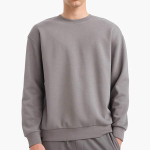 Sweat-shirt à capuche zippé en polaire pour homme, coupe classique, en coton, respirant, service OEM, vente en gros - Product Image 5