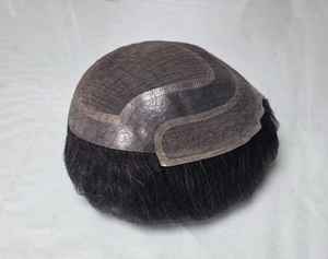 Toupee para Hombre Taz Hair, Peluca de Cabello Humano 100%, Densidad 60%-150%, Cabello Remy Indio, Resistente al Agua, Suave, Ondulado Profundo - Product Image 3