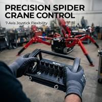Válvula Monobloque Hidráulica Universal con Control Remoto Inalámbrico de 7 Palancas, Señal PWM para Maquinaria, Reequipamiento No Destructivo