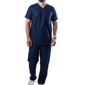Uniformes de Trabajo para Enfermeros, Conjuntos de Uniformes Quirúrgicos Clínicos para Hombre, Mezcla de Algodón y Poliéster a la Moda - Product Image 2