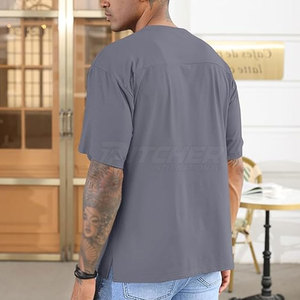 Camiseta Extra Grande para Hombre, Corte Moderno y Relajado, Estilo Urbano, Ligera, Transpirable y Cómoda - Product Image 5