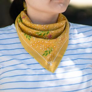 Pañuelo Digital Estampado con Logotipo, 100% Algodón, Tamaño Personalizado, Diseño Étnico, Cuadrado, Impresión Serigráfica, Suave al Tacto, Precio Económico, Gran Venta - Product Image 4