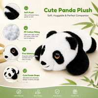 Peluche Panda IA avec fonction de chat vocal et 60 langues, compagnon émotionnel doux pour enfants et adultes