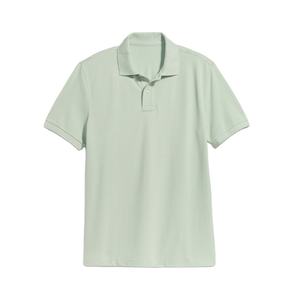 Nouveau gros hommes pour Polo T-Shirt Logo personnalisé été uniforme Golf chemise 100% coton solide motif tricoté - Product Image 1