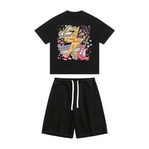 Nouveauté 2026 : Ensembles Homme Streetwear – Joggers, T-shirts Vintage Délavés à l'Acide, Shorts, T-shirts en Coton Épais à Coupe Boxy avec Logo Personnalisé - Product Image 4