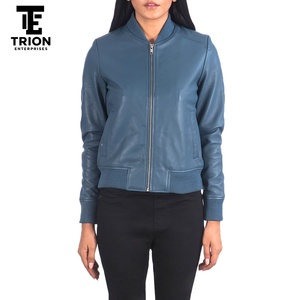 Professional High Quality <b>Women's</b> Leather <b>Jacket</b> Breathable <b>Lightweight</b> Wholesale Price For <b>Women</b> Leather <b>Jacket</b> with OEM - Product Image 2