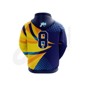 เสื้อฮู้ดดี้สำหรับฝึกซ้อมแบบหนา 280 กรัม รุ่น Professional สำหรับทีม  แบบซับลิเมชั่น  สำหรับวอร์มอัพ  ยูนิเซ็กซ์  เสื้อผ้ากีฬาแบบซับลิเมชั่น โดย MAFHH WEARS - Product Image 4