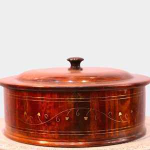 Boîte à épices et fruits secs en bois d'acacia, organisateur de rangement multifonctionnel avec couvercle, étanche, compatible lave-vaisselle, qualité alimentaire, décoration intérieure - Product Image 1