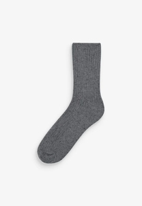 Chaussettes pour femmes, couleur unie, coton et polyester, respirantes, de haute qualité, tricotées, pour un usage quotidien, coupe classique, logo personnalisé - Product Image 2