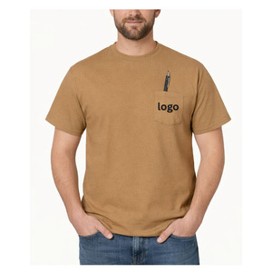 Men t-shirt short sleeve breathable fabric <b>design</b> crew neck solid pattern regular fit custom logo printing men t-shirt - Product Image 1