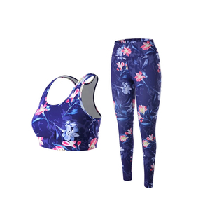 New Arrival Premium Quality Women's Yoga Set 2-Piece Breathable for <b>Flared</b> <b>Legging</b> Sleeveless Bra Design Your Own - Product Image 5