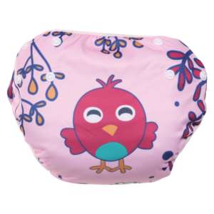 Pañal de natación reutilizable/Diseño de pájaro de traje de baño - Product Image 5